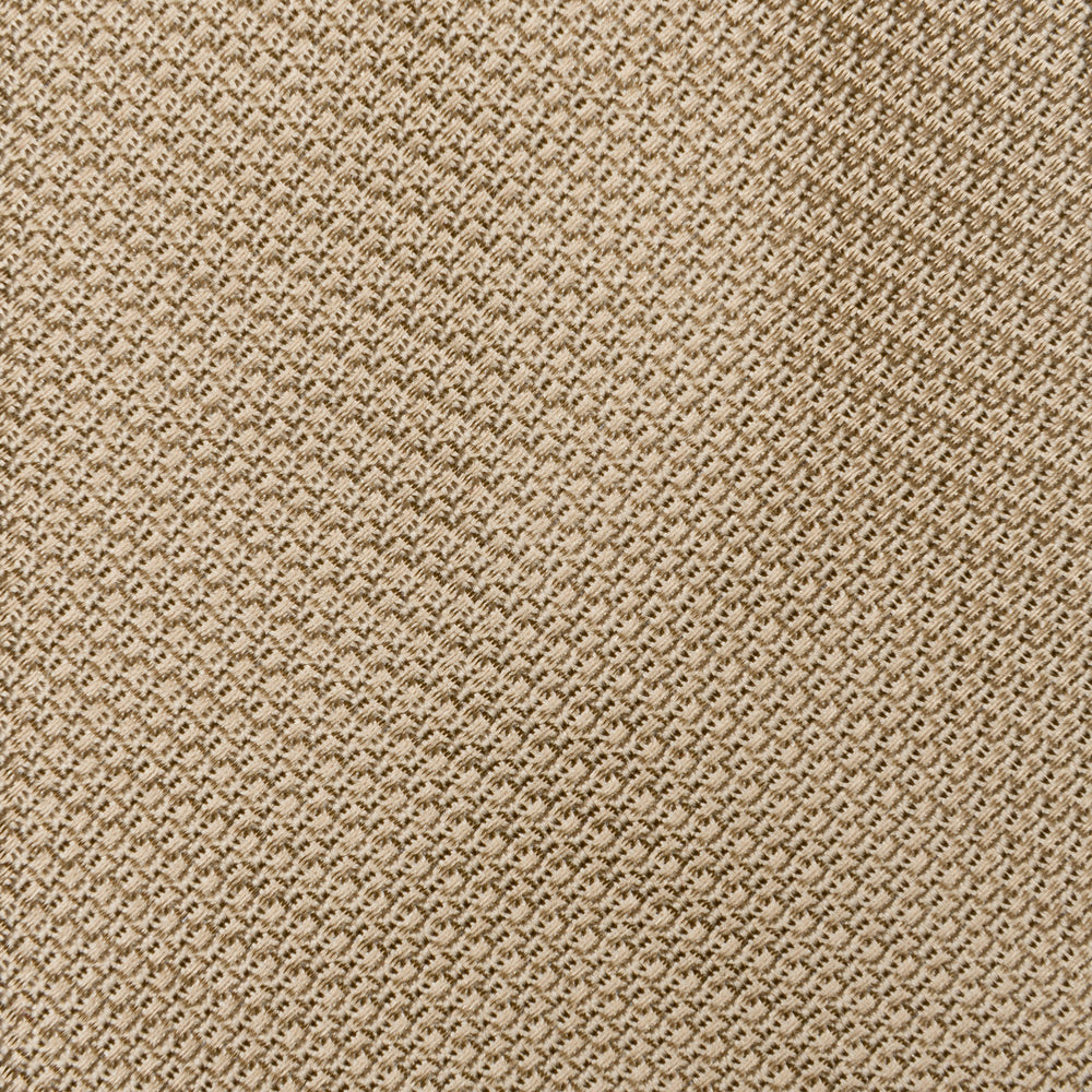 Beige Grenadine Silk Tie